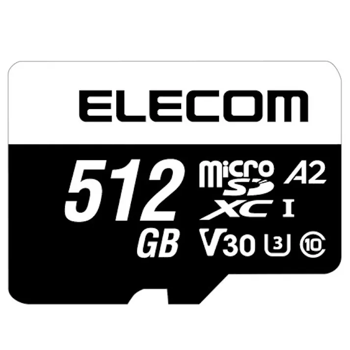 microSDカード 512GB Class10 UHS-I U3 V30 A2 microSDXC 読込最大95MB/s 防水IPX7