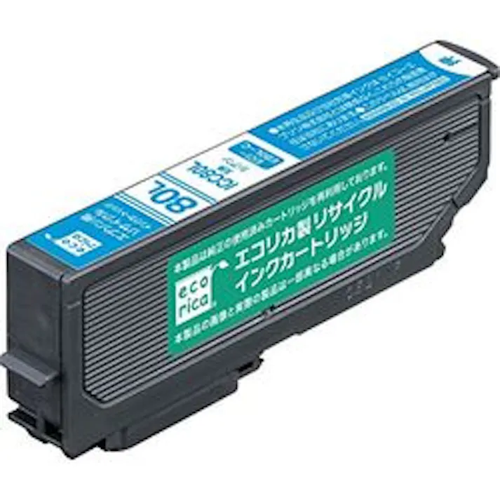 ICC80L互換 エコリカ リサイクルインク エプソン シアン メーカー在庫品