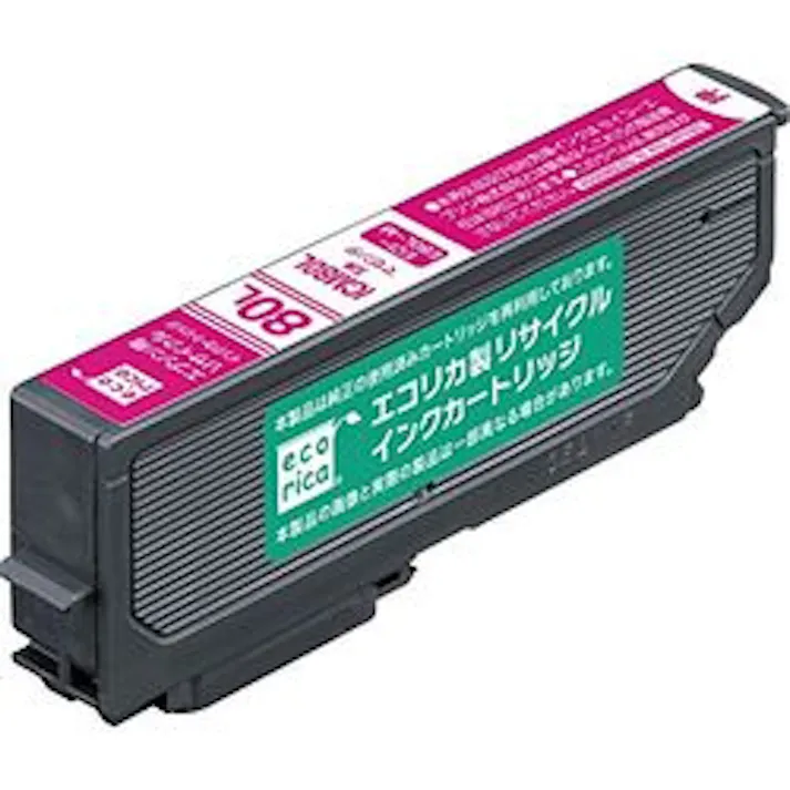 ICM80L互換 エコリカ リサイクルインク エプソン マゼンタ