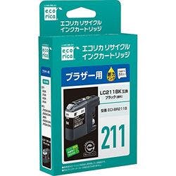 LC211BK互換 エコリカ リサイクルインク ブラザー ブラック(顔料) メーカー在庫品 インクカートリッジ・インクリボン LC211BK互換 エコリカ リサイクルインク ブラザー ブラック(顔料) メーカー在庫品 インクカートリッジ・インクリボン