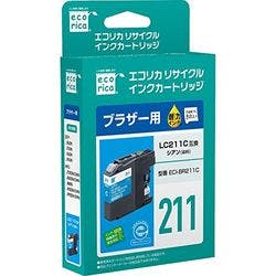 LC211C互換 エコリカ リサイクルインク ブラザー シアン メーカー在庫品 インクカートリッジ・インクリボン LC211C互換 エコリカ リサイクルインク ブラザー シアン メーカー在庫品 インクカートリッジ・インクリボン