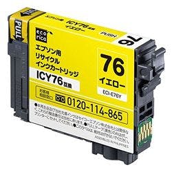 ICY76互換 エコリカ リサイクルインク エプソン イエロー インクカートリッジ・インクリボン ICY76互換 エコリカ リサイクルインク エプソン イエロー インクカートリッジ・インクリボン