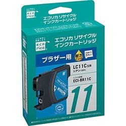 LC11C互換 エコリカ リサイクルインク ブラザー シアン メーカー在庫品 インクカートリッジ・インクリボン LC11C互換 エコリカ リサイクルインク ブラザー シアン メーカー在庫品 インクカートリッジ・インクリボン