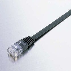 LD-GF BK10 Gigabit LANケーブル スーパーフラット(ブラック