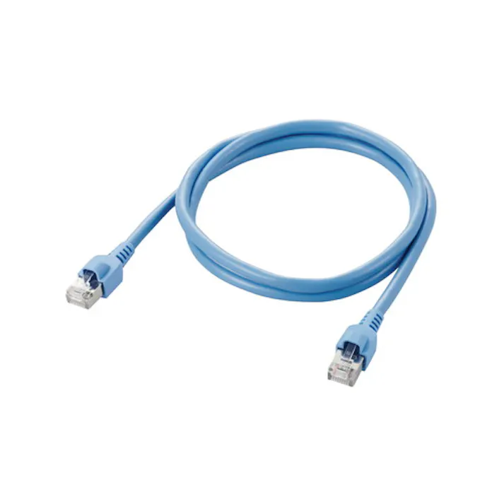 EU RoHS準拠 CAT5E STPケーブル 1m 簡易パッケージ ブルー メーカー在庫品