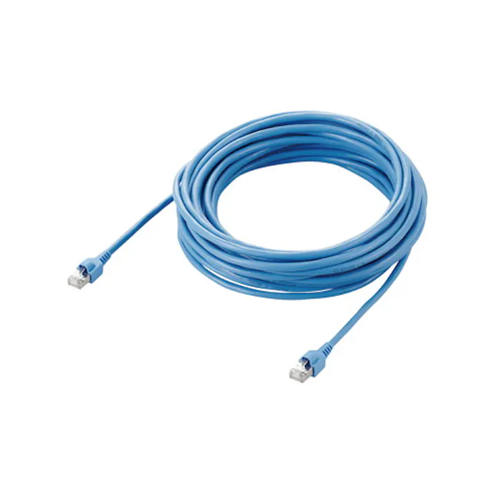 EU RoHS準拠 CAT5E STPケーブル 10m 簡易パッケージ ブルー メーカー在庫品