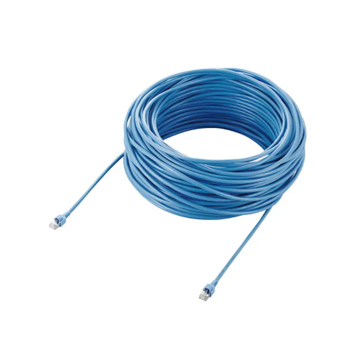 EU RoHS準拠 CAT5E STPケーブル 50m 簡易パッケージ ブルー