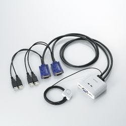 USB対応ケーブル一体型切替器 KVM-KUSN メーカー在庫品 パソコン・周辺機器 USB対応ケーブル一体型切替器 KVM-KUSN メーカー在庫品 パソコン・周辺機器