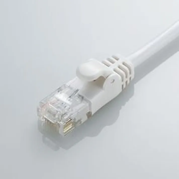 CAT6準拠 GigabitやわらかLANケーブル 1m(ホワイト) LD-GPY WH1 メーカー在庫品