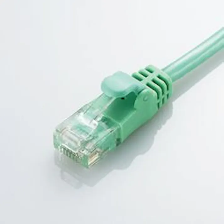 CAT6準拠 GigabitやわらかLANケーブル 2m(グリーン) LD-GPY G2 メーカー在庫品