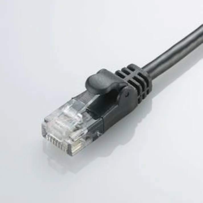 CAT6準拠 GigabitやわらかLANケーブル 3m(ブラック) LD-GPY BK3