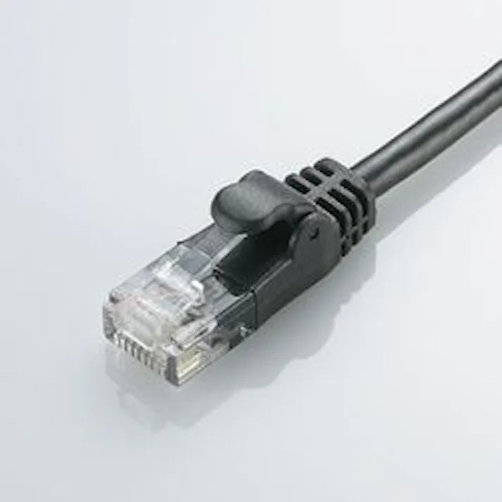 CAT6準拠 GigabitやわらかLANケーブル 7m(ブラック) LD-GPY BK7