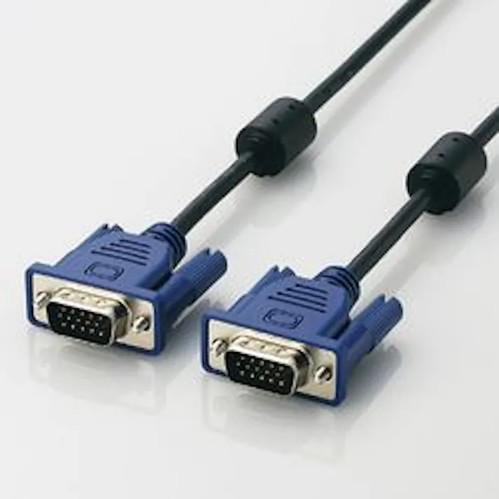 スリム同軸ディスプレイケーブル 3.0m D-Sub15pin(ミニ)オス メーカー在庫品