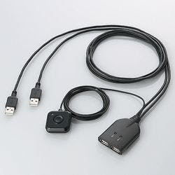 USB対応ケーブル一体型キーボード・マウス用パソコン切替器 メーカー在庫品 パソコン・周辺機器 USB対応ケーブル一体型キーボード・マウス用パソコン切替器 メーカー在庫品 パソコン・周辺機器