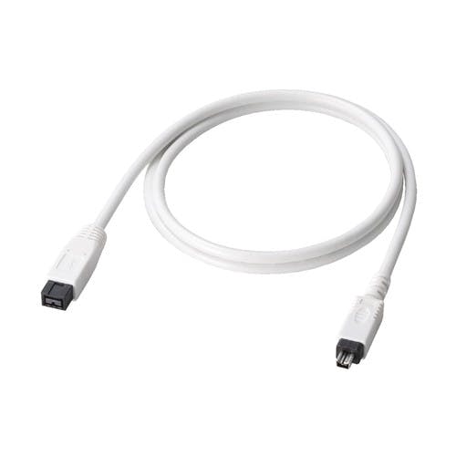 IEEE1394b FireWireケーブル 9pin-4pin 1.0m IE-941WH メーカー在庫品 パソコン・周辺機器 IEEE1394b FireWireケーブル 9pin-4pin 1.0m IE-941WH メーカー在庫品 パソコン・周辺機器