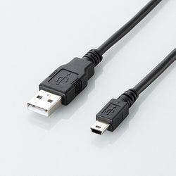 エコUSB2.0ケーブル A-miniBタイプ エコ 5m ブラック U2C-JM50BK パソコン・周辺機器 エコUSB2.0ケーブル A-miniBタイプ エコ 5m ブラック U2C-JM50BK パソコン・周辺機器
