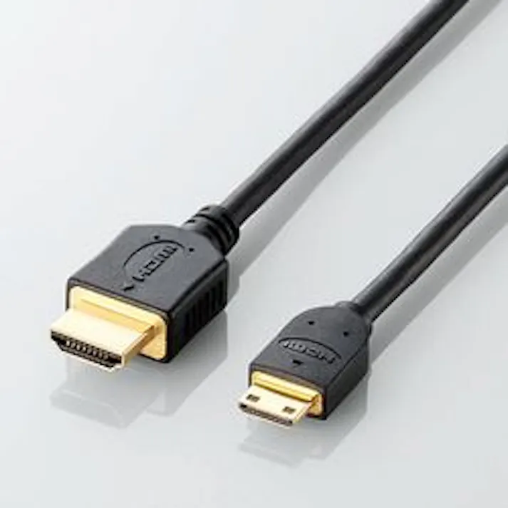 HDMIminiケーブル イーサネット対応 1.5m ブラック CAC-HD14EM15BK