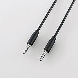 AVケーブル ラジカセ用 3.5φオーディオケーブル ブラック 1.0m メーカー在庫品 テレビ・AV機器 AVケーブル ラジカセ用 3.5φオーディオケーブル ブラック 1.0m メーカー在庫品 テレビ・AV機器