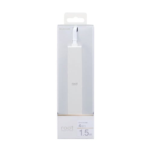 延長コード 電源タップ 1.5m 2ピン 4個口 ホコリ防止シャッター付 白 メーカー在庫品 電源ケーブル・延長コード 延長コード 電源タップ 1.5m 2ピン 4個口 ホコリ防止シャッター付 白 メーカー在庫品 電源ケーブル・延長コード