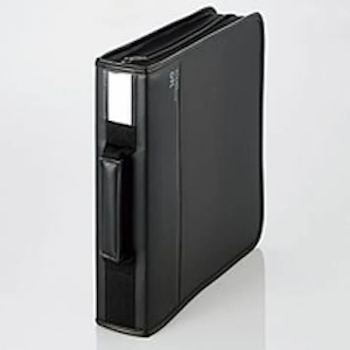 Blu-ray DVD CD対応 ファスナーケース CCD-SSB160BK