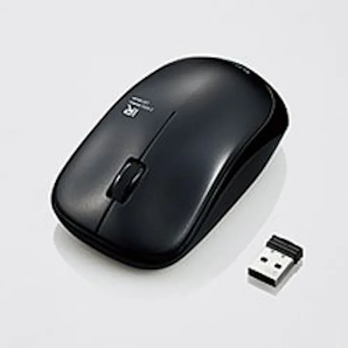 省電力 長持ち ワイヤレスマウス USB 3ボタン IR LED 静音