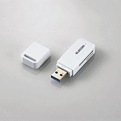 メモリリーダライタ USB3.0対応 直挿し SD系専用 ホワイト メーカー在庫品 外付けドライブ・ストレージ メモリリーダライタ USB3.0対応 直挿し SD系専用 ホワイト メーカー在庫品 外付けドライブ・ストレージ