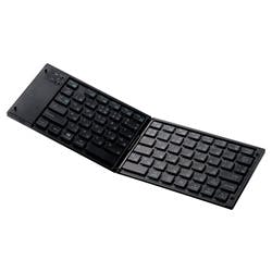 Bluetoothキーボード 折りたたみタイプ マルチペアリング ブラック メーカー在庫品 マウス・キーボード・入力機器 Bluetoothキーボード 折りたたみタイプ マルチペアリング ブラック メーカー在庫品 マウス・キーボード・入力機器