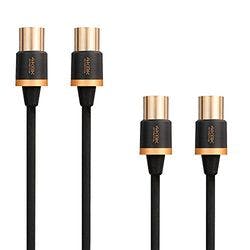 アンテナケーブル 4K8K対応 S-S型 短尺 0.7m 2本入り ブラック メーカー在庫品 パソコン・周辺機器 アンテナケーブル 4K8K対応 S-S型 短尺 0.7m 2本入り ブラック メーカー在庫品 パソコン・周辺機器