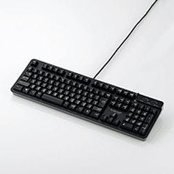 有線フルキーボードメンブレン式USB(2.0)2ポートブラック メーカー在庫品 マウス・キーボード・入力機器 有線フルキーボードメンブレン式USB(2.0)2ポートブラック メーカー在庫品 マウス・キーボード・入力機器