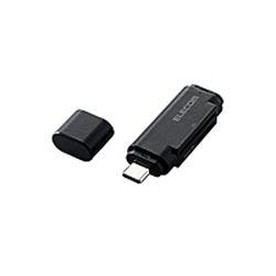 メモリリーダライタ Type-Cコネクタ 直挿し SD+microSD用 ブラック 目安在庫=△ 外付けドライブ・ストレージ メモリリーダライタ Type-Cコネクタ 直挿し SD+microSD用 ブラック 目安在庫=△ 外付けドライブ・ストレージ