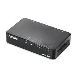 Giga対応スイッチングHub 8ポート 電源外付モデル ブラック 目安在庫=○ ネットワーク機器 Giga対応スイッチングHub 8ポート 電源外付モデル ブラック 目安在庫=○ ネットワーク機器