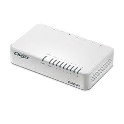 Giga対応スイッチングHub 8ポート 電源外付モデル ホワイト ネットワーク機器 Giga対応スイッチングHub 8ポート 電源外付モデル ホワイト ネットワーク機器