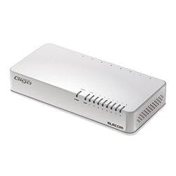Giga対応スイッチングHub 8ポート 磁石付き 電源内蔵モデル ホワイト ネットワーク機器 Giga対応スイッチングHub 8ポート 磁石付き 電源内蔵モデル ホワイト ネットワーク機器