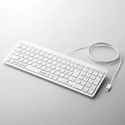有線コンパクトキーボード パンタグラフ式 薄型ホワイト TK-FCP097WH メーカー在庫品 マウス・キーボード・入力機器 有線コンパクトキーボード パンタグラフ式 薄型ホワイト TK-FCP097WH メーカー在庫品 マウス・キーボード・入力機器