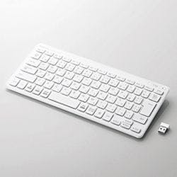 ワイヤレスミニキーボード パンタグラフ式薄型ホワイト TK-FDP098TWH メーカー在庫品 マウス・キーボード・入力機器 ワイヤレスミニキーボード パンタグラフ式薄型ホワイト TK-FDP098TWH メーカー在庫品 マウス・キーボード・入力機器