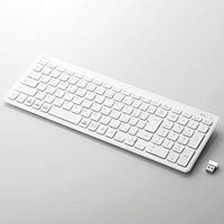 ワイヤレスコンパクトキーボード パンタグラフ式 薄型 ホワイト メーカー在庫品 マウス・キーボード・入力機器 ワイヤレスコンパクトキーボード パンタグラフ式 薄型 ホワイト メーカー在庫品 マウス・キーボード・入力機器