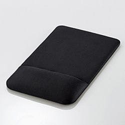 マウスパッド リストレスト付 クッション ブラック MP-FCBK パソコン・周辺機器 マウスパッド リストレスト付 クッション ブラック MP-FCBK パソコン・周辺機器
