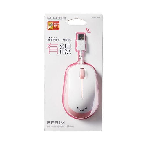 BlueLEDマウス EPRIM 有線 3ボタン ピンク M-Y8UBPN メーカー在庫品 マウス・キーボード・入力機器 BlueLEDマウス EPRIM 有線 3ボタン ピンク M-Y8UBPN メーカー在庫品 マウス・キーボード・入力機器