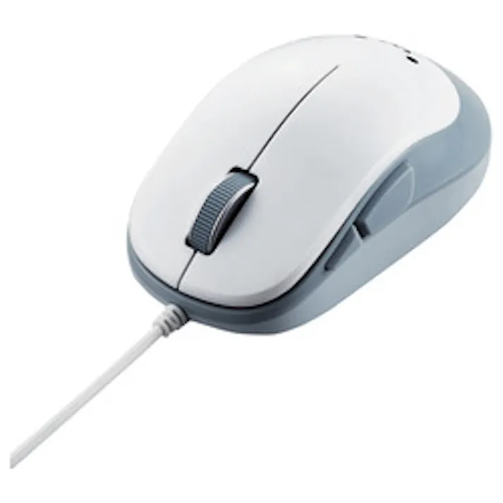 BlueLEDマウス EPRIM 有線 5ボタン ホワイト M-Y9UBWH