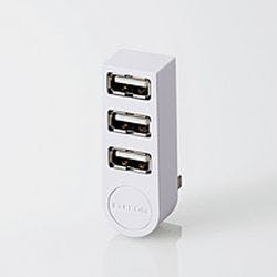 USBHUB2.0 機能主義 バスパワー 3ポート 直挿し ホワイト パソコン・周辺機器 USBHUB2.0 機能主義 バスパワー 3ポート 直挿し ホワイト パソコン・周辺機器