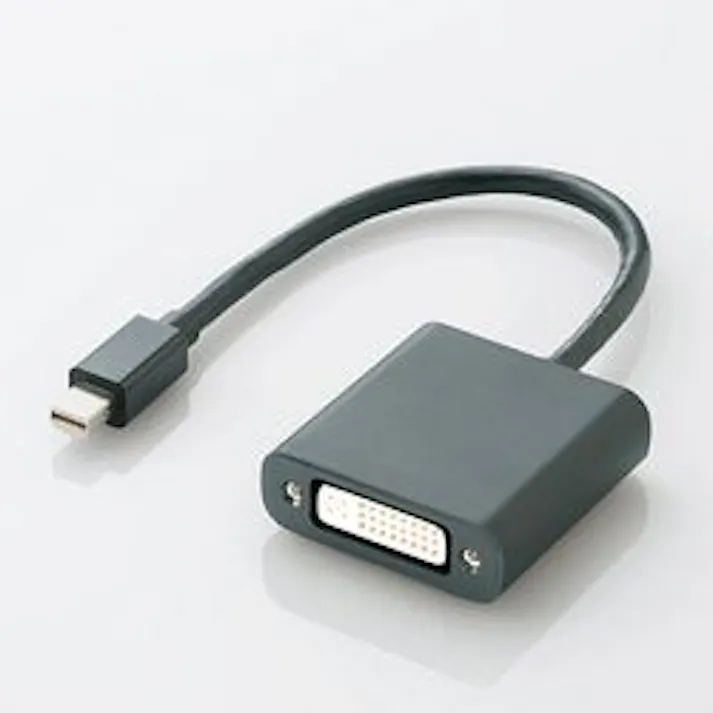 miniDisplayPort変換アダプタ forAPPLE DVI ブラック AD-MDPDVIBK メーカー在庫品