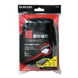 HDDケース ZEROSHOCK Lサイズ ブラック ZSB-HD003BK パソコン・周辺機器 HDDケース ZEROSHOCK Lサイズ ブラック ZSB-HD003BK パソコン・周辺機器