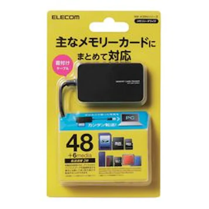 メモリリーダライタ SD+MS+CF対応 ブラック MR-A39NBK