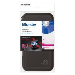 CD DVD Blu-rayケース セミハード ファスナー付 160枚収納 ブラック パソコン・周辺機器 CD DVD Blu-rayケース セミハード ファスナー付 160枚収納 ブラック パソコン・周辺機器