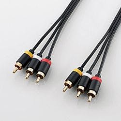 AVケーブル TV-ビデオデッキ用 RCAピンプラグ×3-RCAピン×3 2.0m メーカー在庫品 テレビ・AV機器 AVケーブル TV-ビデオデッキ用 RCAピンプラグ×3-RCAピン×3 2.0m メーカー在庫品 テレビ・AV機器