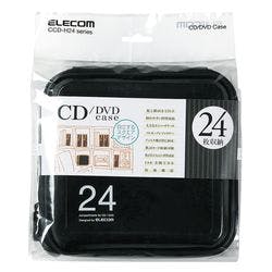 CD DVDケース セミハード ファスナー付 24枚入 ブラック パソコン・周辺機器 CD DVDケース セミハード ファスナー付 24枚入 ブラック パソコン・周辺機器