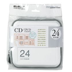 CD DVDケース セミハード ファスナー付 24枚入 ホワイト パソコン・周辺機器 CD DVDケース セミハード ファスナー付 24枚入 ホワイト パソコン・周辺機器