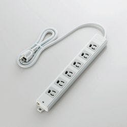 延長コード 電源タップ 1m 3ピン 6個口 マグネット 抜け止め EU RoHS指令準 目安在庫=○ 電源ケーブル・延長コード 延長コード 電源タップ 1m 3ピン 6個口 マグネット 抜け止め EU RoHS指令準 目安在庫=○ 電源ケーブル・延長コード