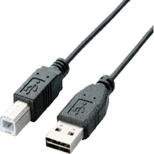 両面挿しUSBケーブル (A-B) 2.5m ブラック U2C-DB25BK パソコン・周辺機器 両面挿しUSBケーブル (A-B) 2.5m ブラック U2C-DB25BK パソコン・周辺機器