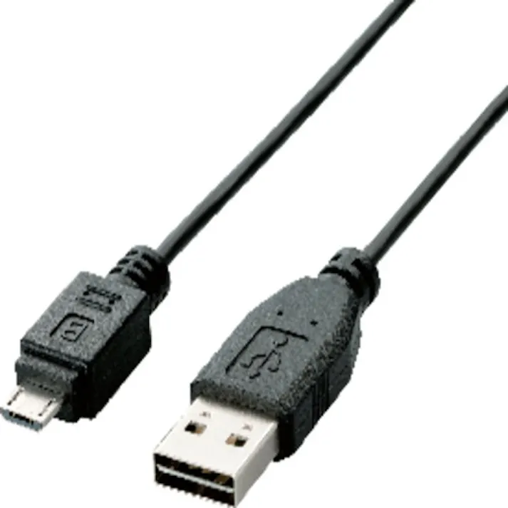 両面挿しUSBケーブル (A-microB) 2.0m ブラック U2C-DAMB20BK メーカー在庫品